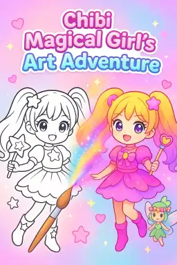 Chibi Magical Girl's Art Adventure by erika