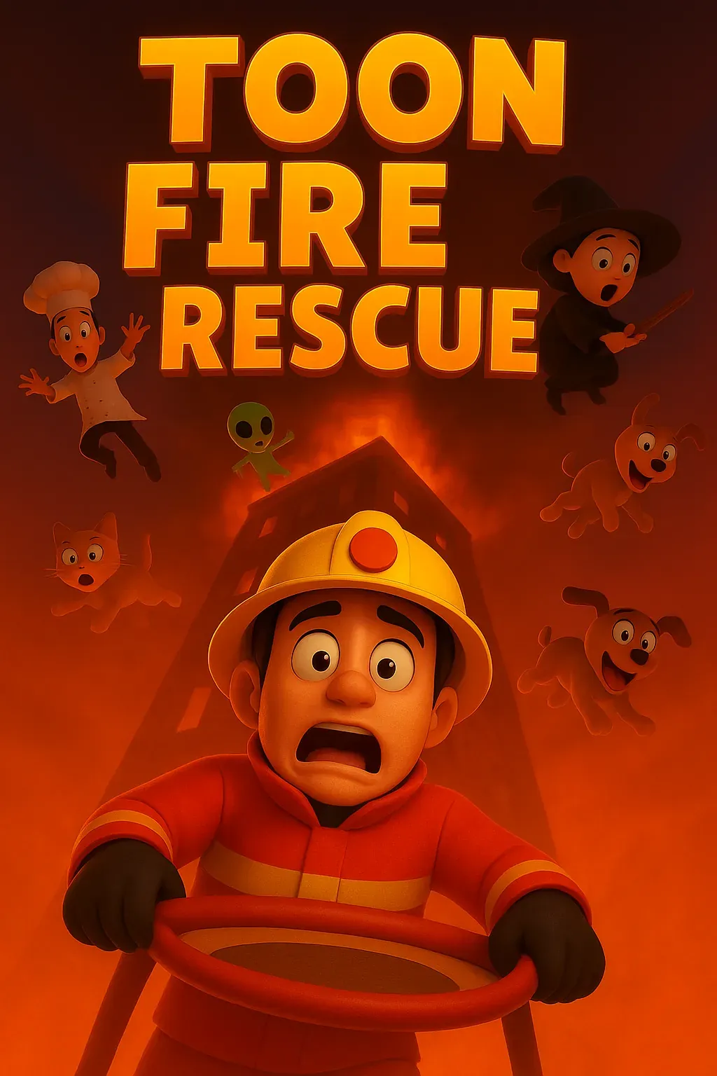 Toon Fire Rescue | Astrocade