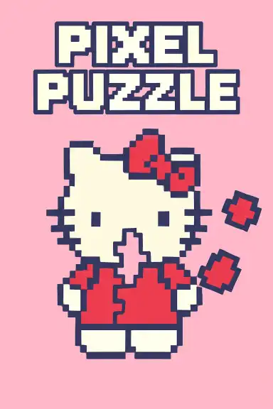 Hello Kitty Pixel Puzzle | Astrocade