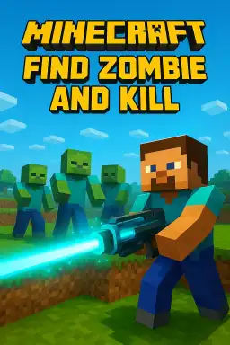 Minecraft  find zombie and kill by ajitkpatel
