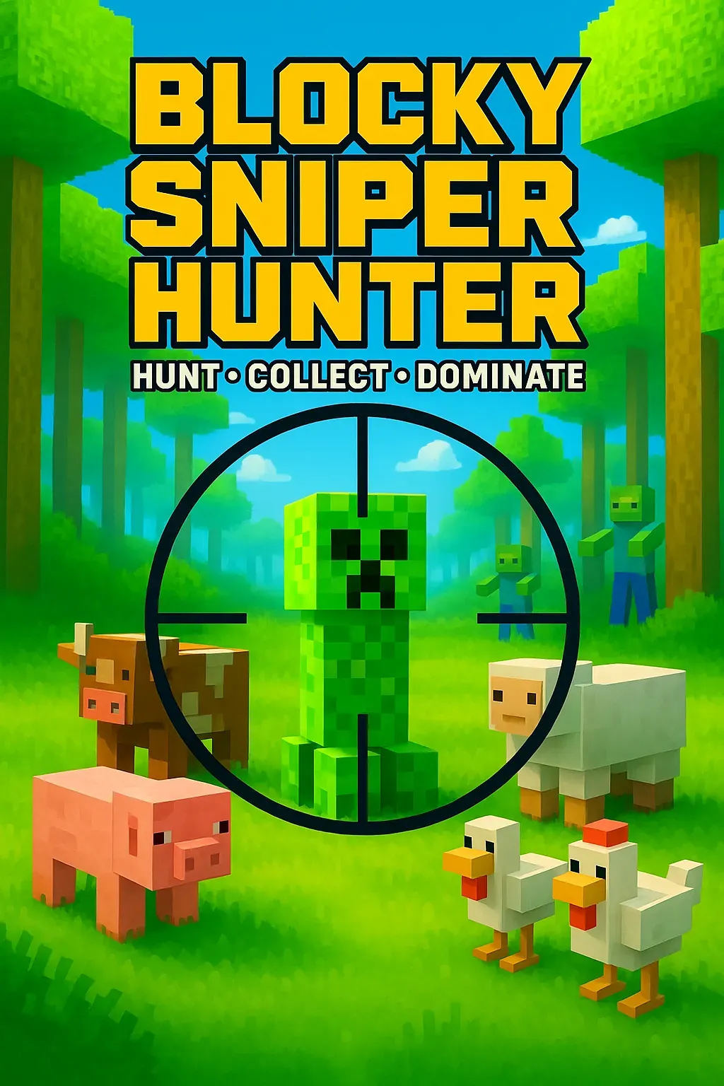 BLOCKY SNIPER HUNTER | Astrocade