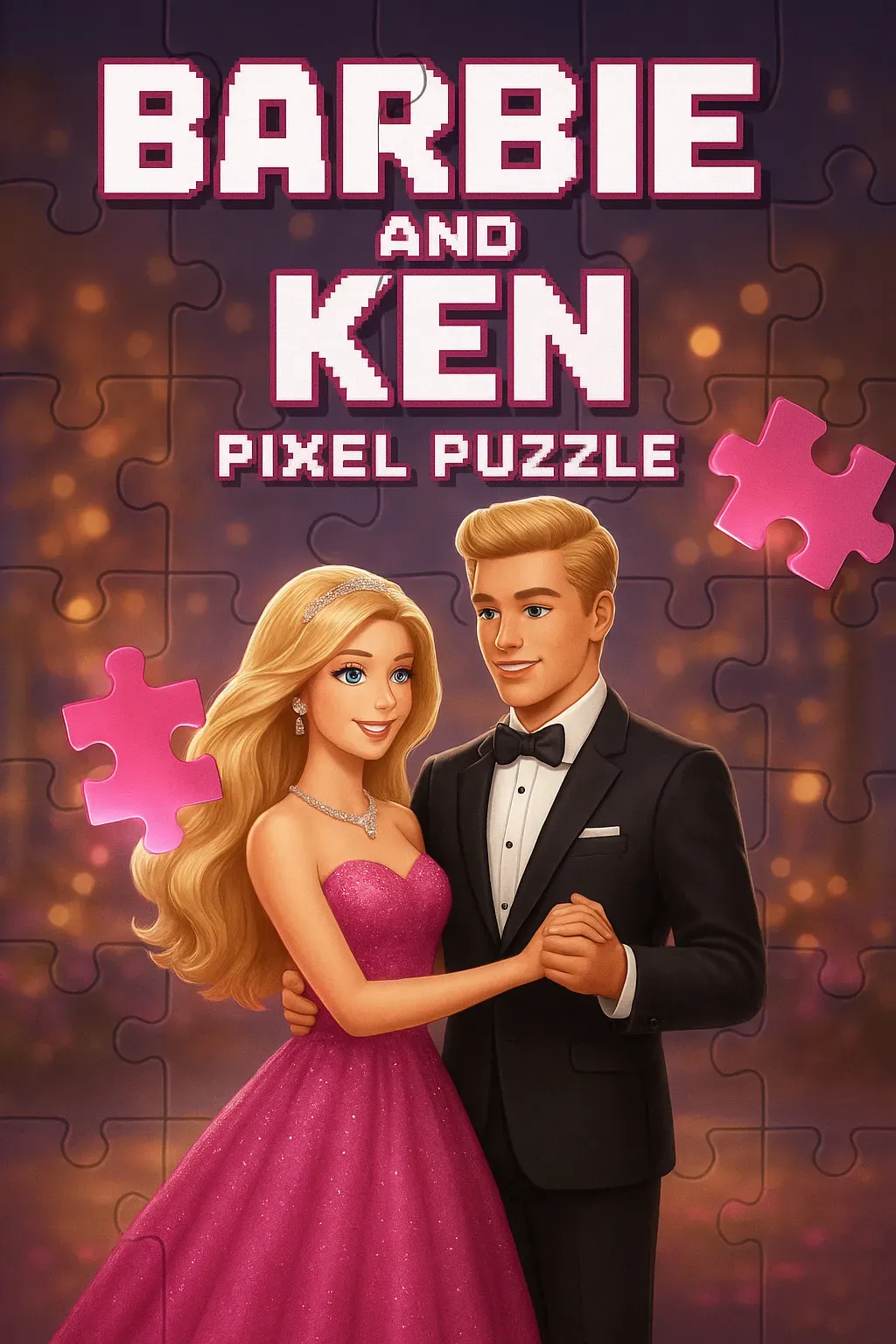 Barbie and Ken Pixel Puzzle | Astrocade