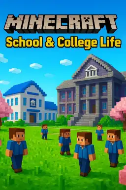 Minecraft school & college life by Star_astra