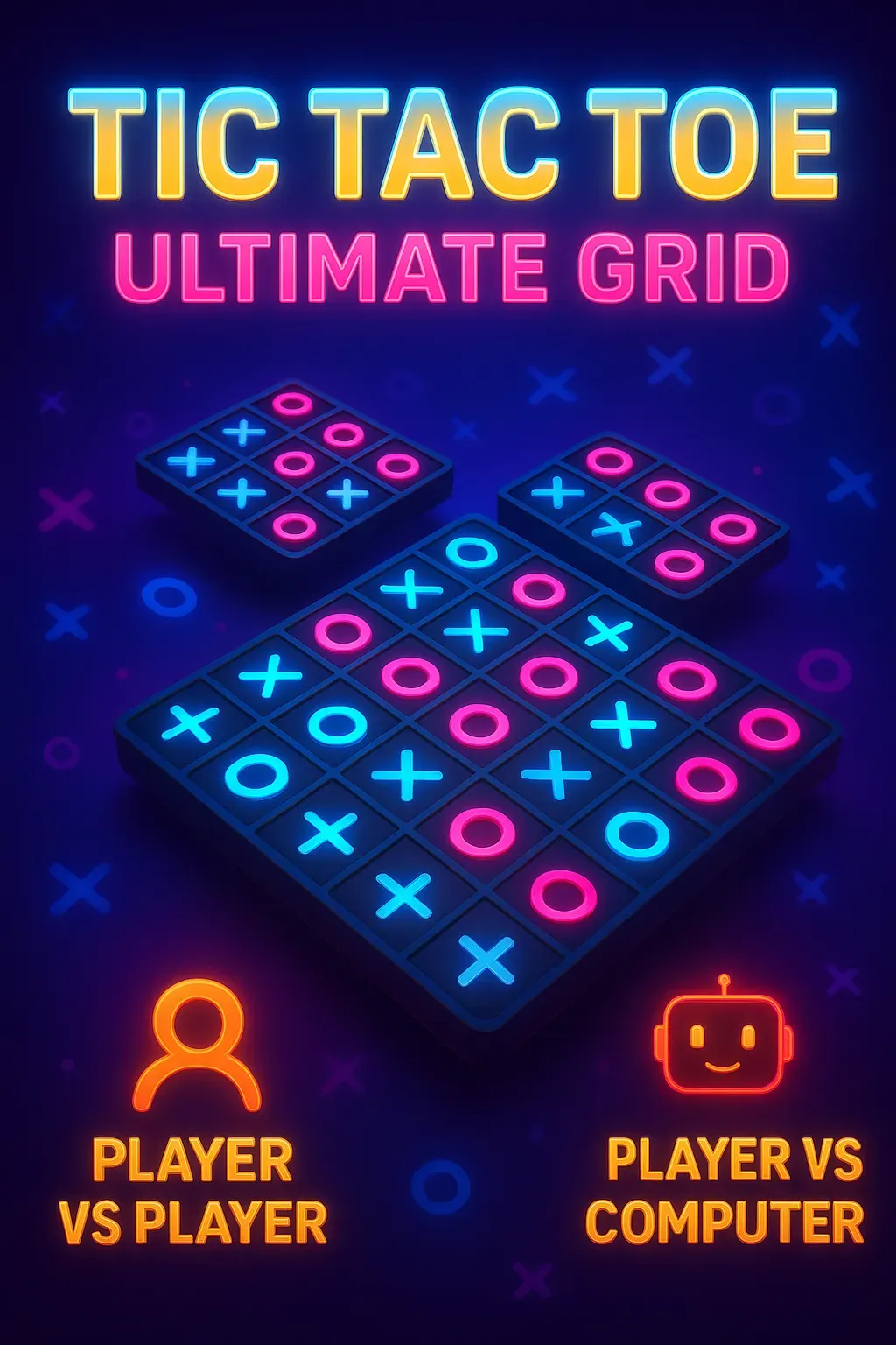 Tic Tac Toe Ultimate Grid | Astrocade