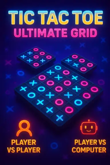 Tic Tac Toe Ultimate Grid | Astrocade