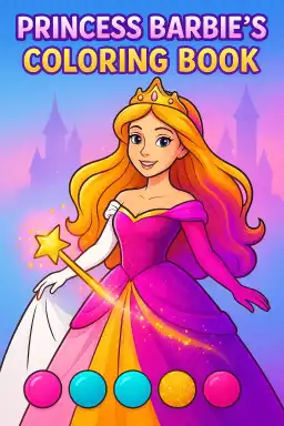 Princess Barbie's Coloring Book by erika
