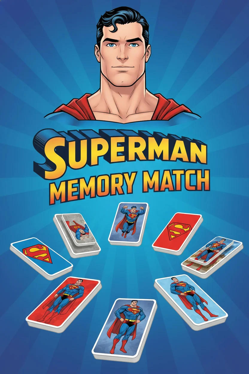 Superman Memory Match | Astrocade