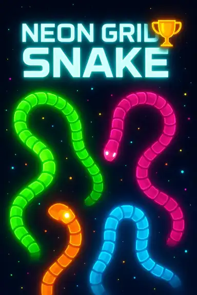 Neon Grid Snake | Astrocade