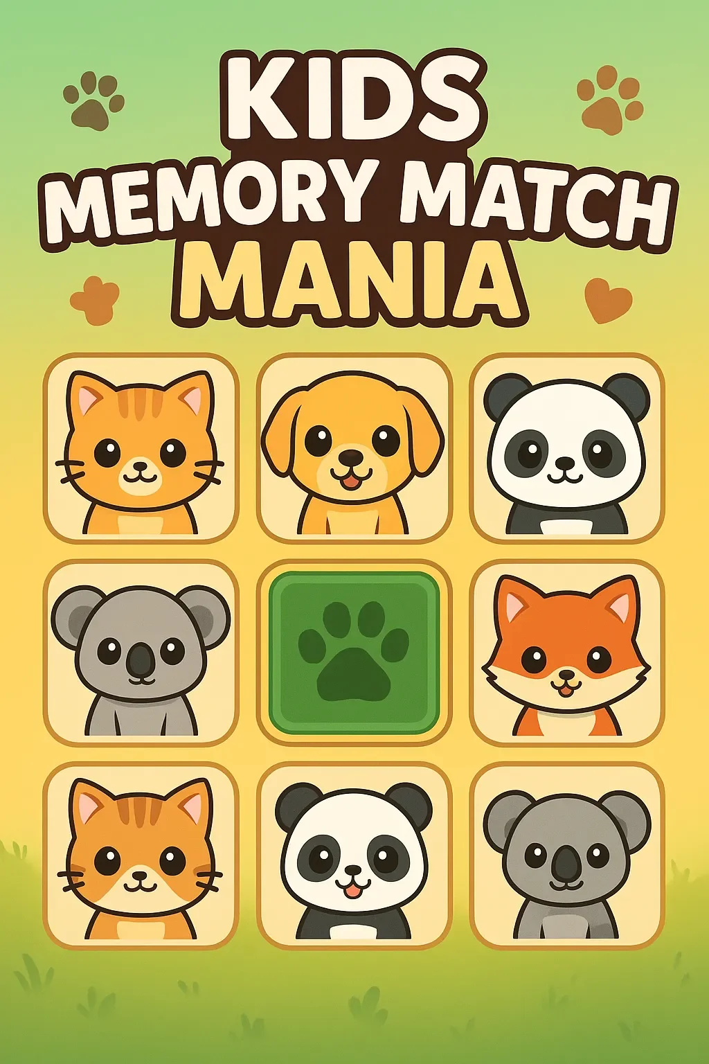 KIDS Memory Match MANIA | Astrocade