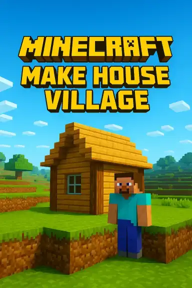 Minecraft make house village  by ajitkpatel