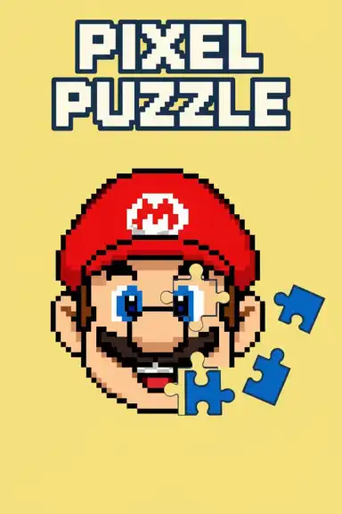 Mario Pixel Puzzle by SkulHunter