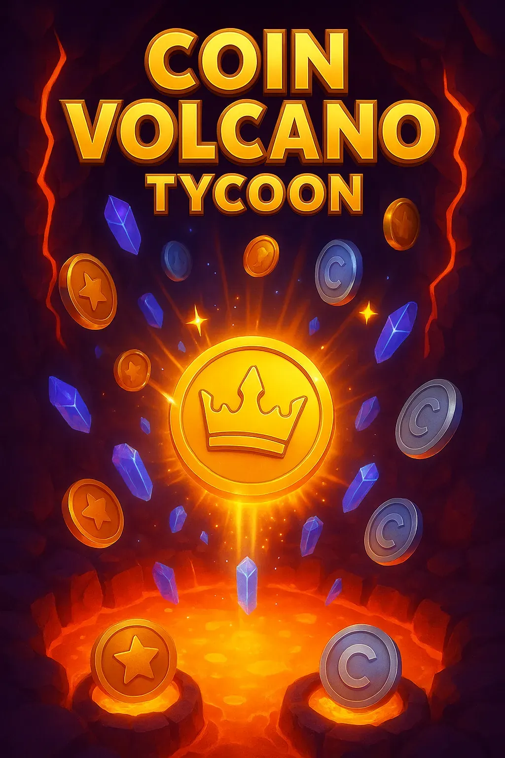 Coin Volcano Tycoon | Astrocade