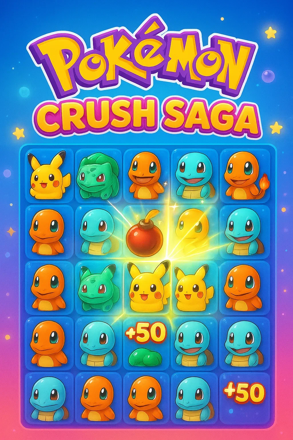 Pokemon CRUSH SAGA | Astrocade