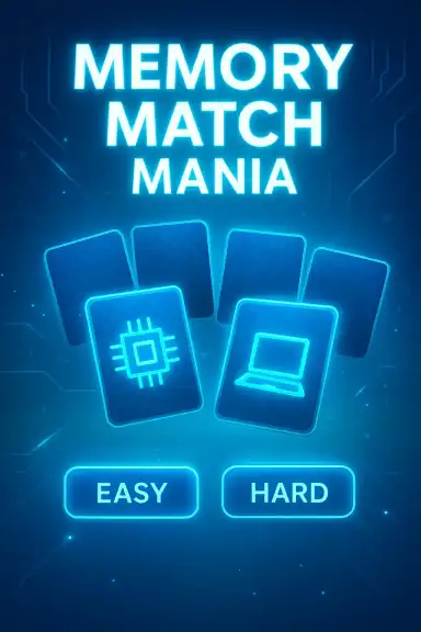 Memory Match Mania | Astrocade