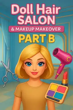 Doll Hair Salon & Makeup Makeover by mominafatima786