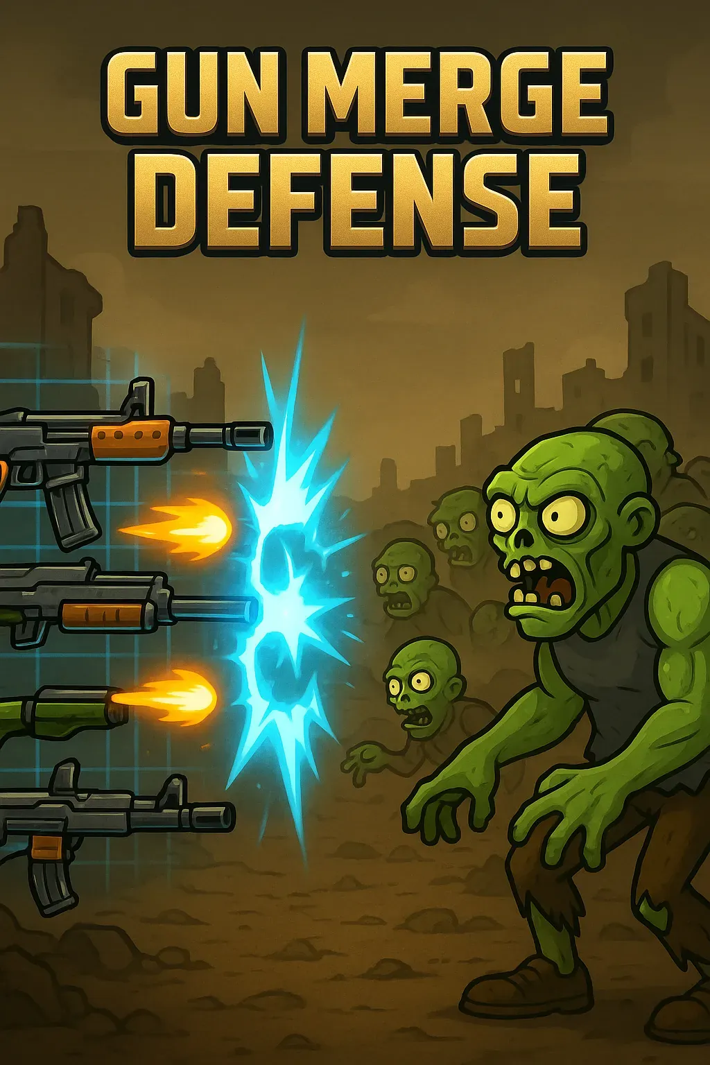 Gun Merge Defense | Astrocade