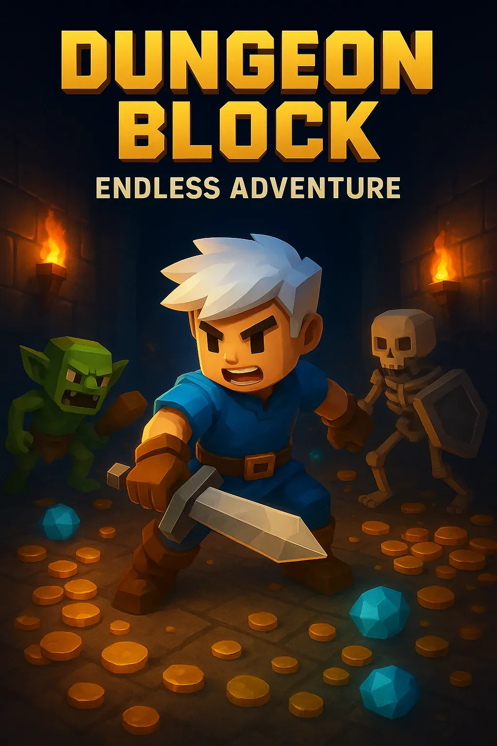 Dungeon Block: Endless Adventure | Astrocade