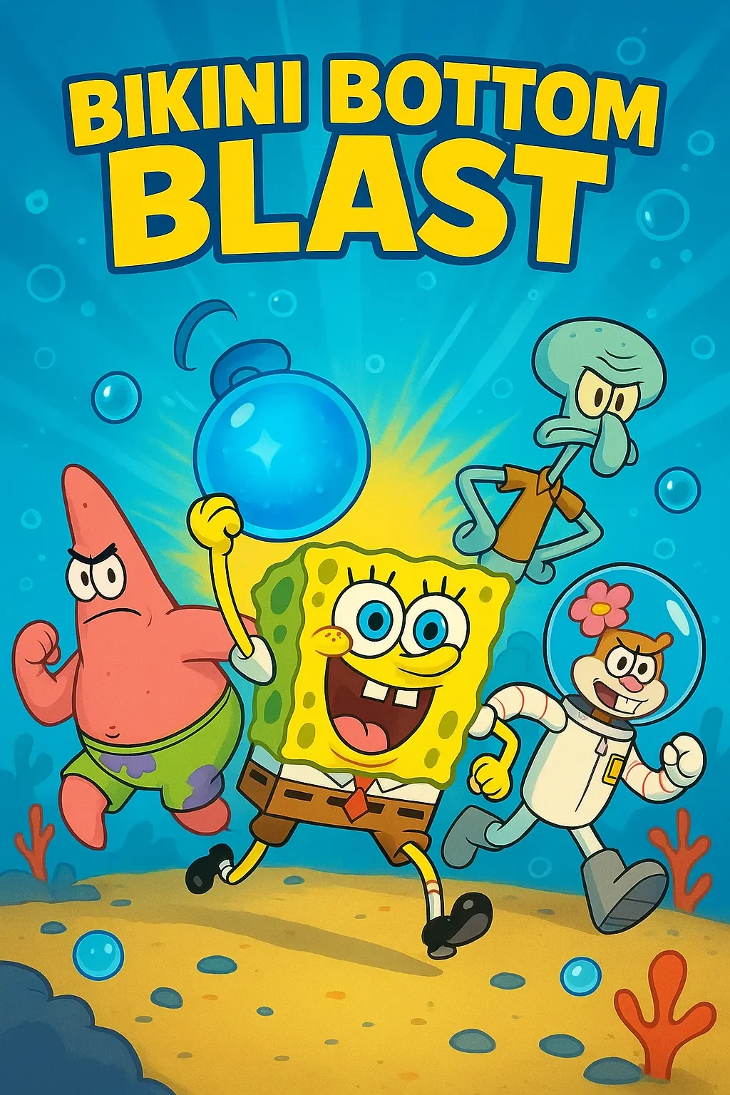 bikini bottom blast | Astrocade