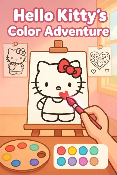 Hello Kitty's Color Adventure by erika