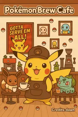 Pokemon Brew Cafe by erika