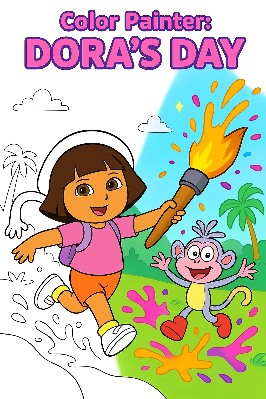 Color Painter: Dora's Day | Astrocade