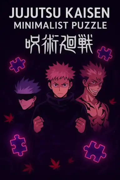 Jujutsu Kaisen Minimalist Puzzle by saints1925