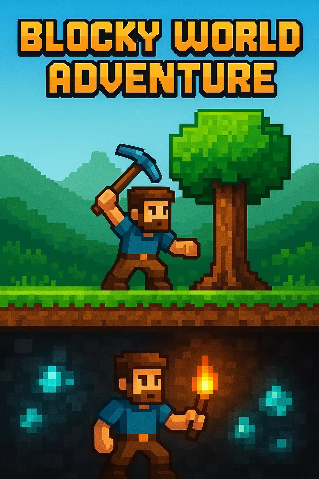 Blocky World Adventure | Astrocade