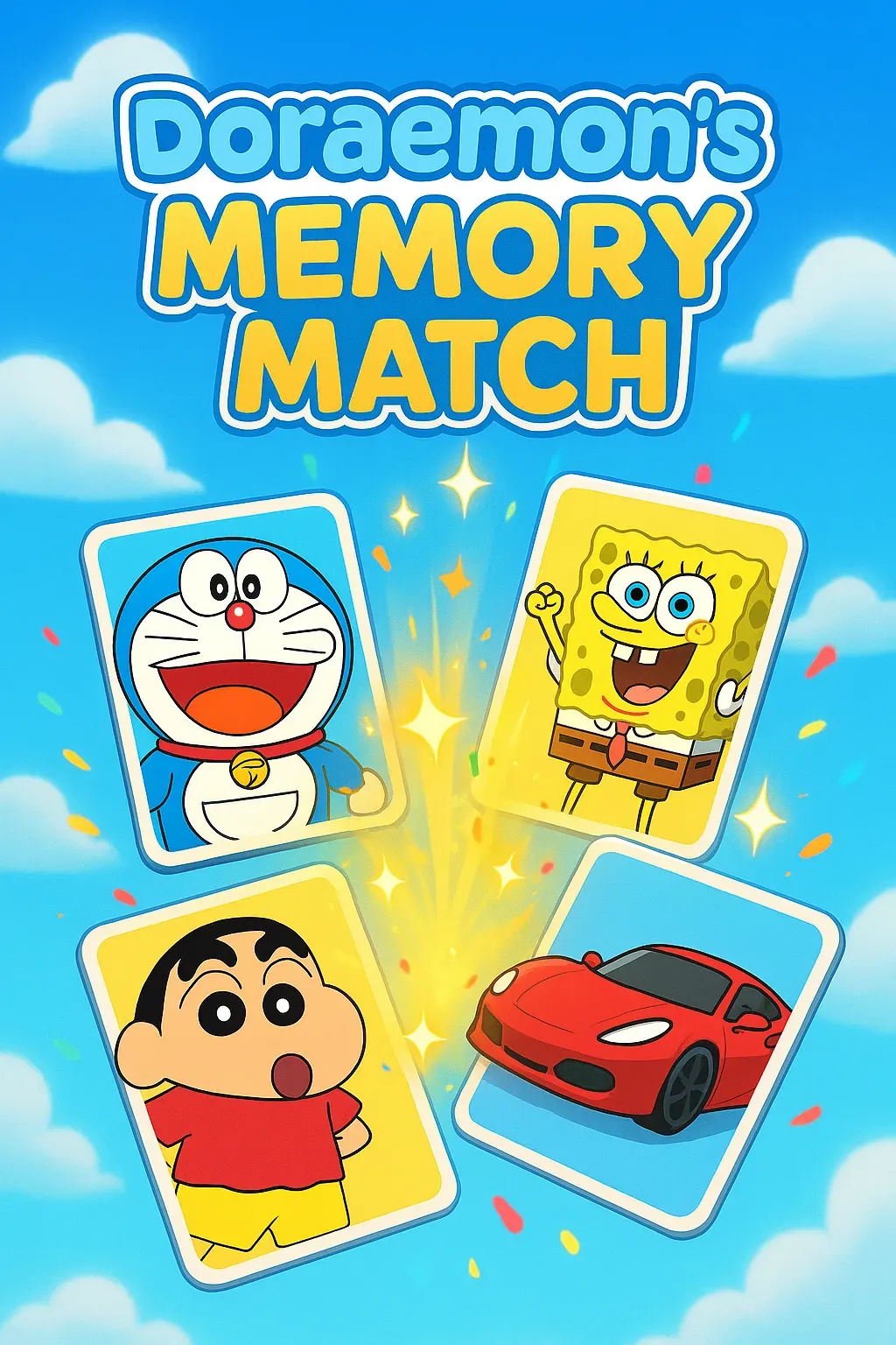 Doraemon's Memory Match | Astrocade