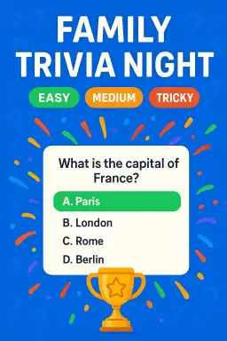 Family Trivia Night by corinelour