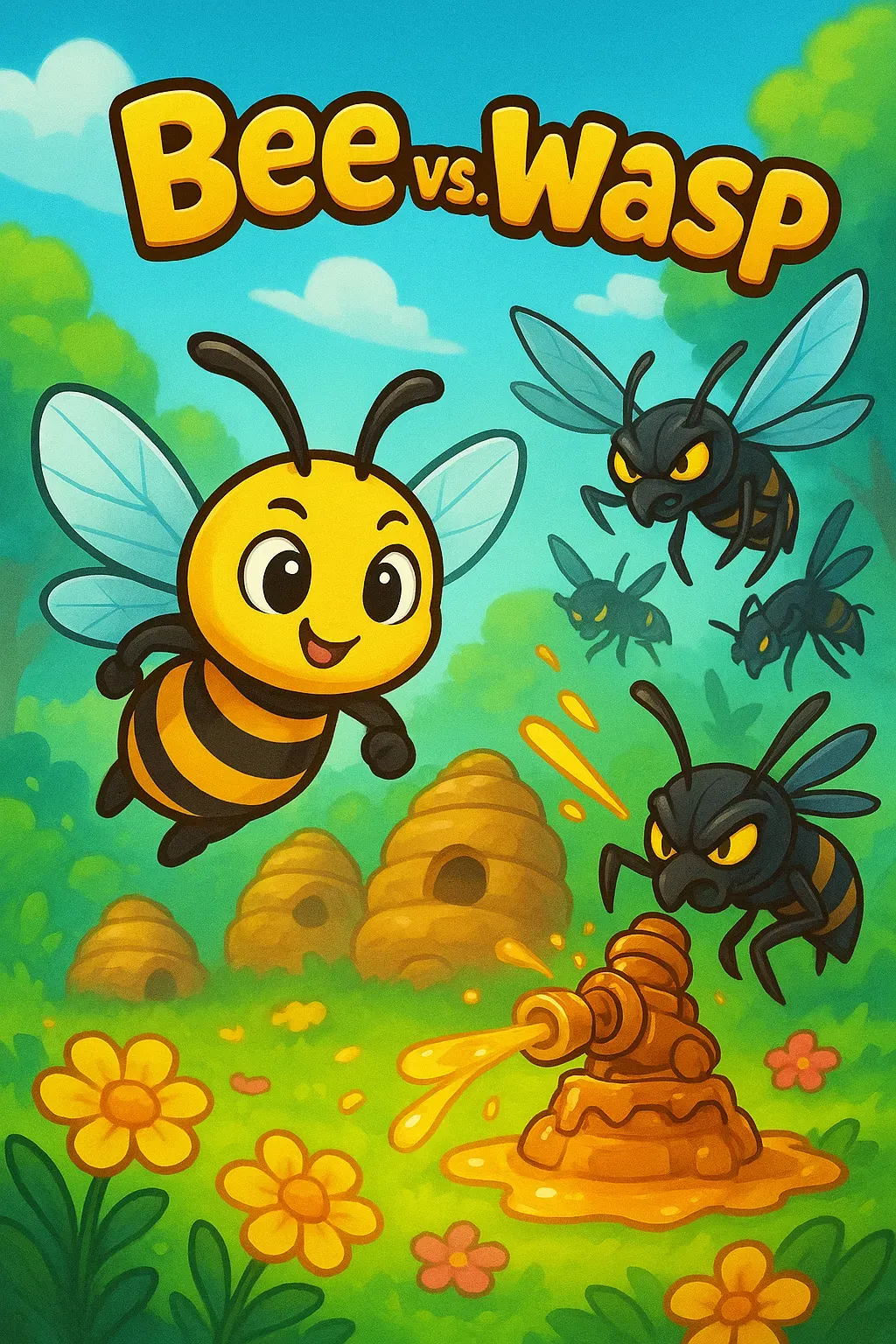 Bee vs. Wasp | Astrocade