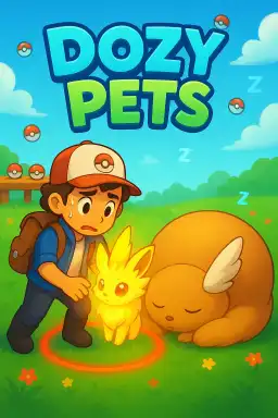 Dozy Pets but pokemon by mughead
