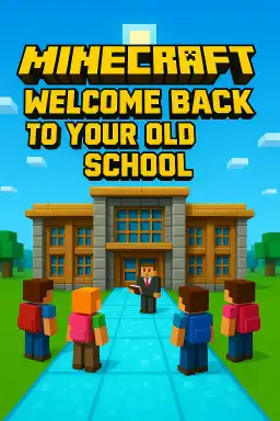 Minecraft welcome back to your old school  by Astrix_star