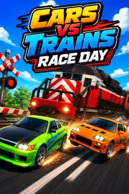 Cars Vs Trains Race day by uk4deeGames