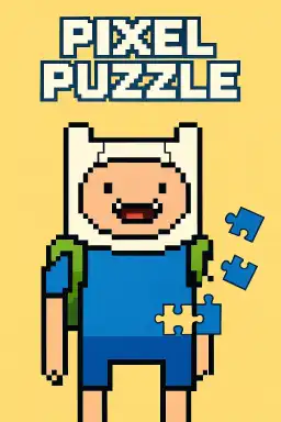 Adventure Time Pixel Puzzle by SkulHunter