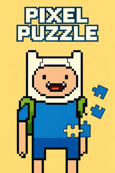 Adventure Time Pixel Puzzle by SkulHunter