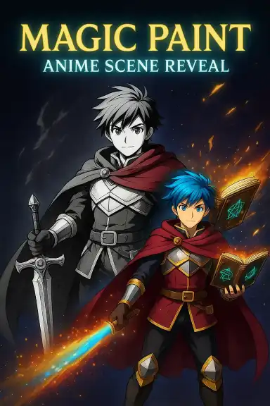 MAGIC PAINT: ANIME SCENE REVEAL by Jdevs