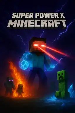 SUPER POWER X MINECRAFT  by Shadab